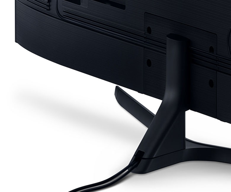 UA50TU8500KXXV làm đẹp không gian căn phòng không cong  nhìn thất các dây nối ra ngoài