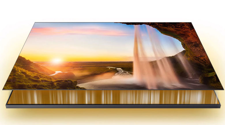 Công nghệ Dual LED điều chỉnh đúng màu hiển thị 4K QA43Q65TAKXXV Samsung