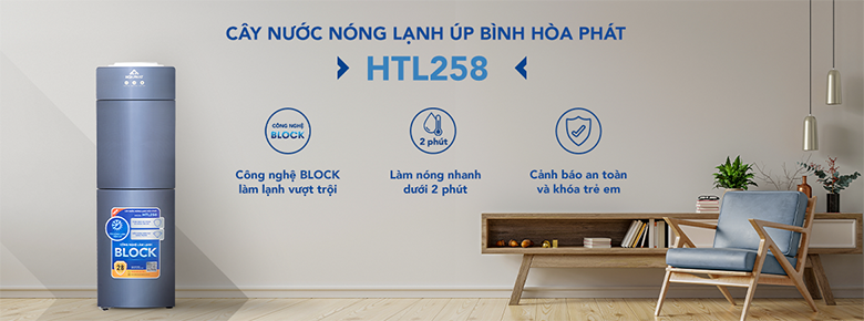 Cây nước nóng lạnh Hòa Phát HTL258