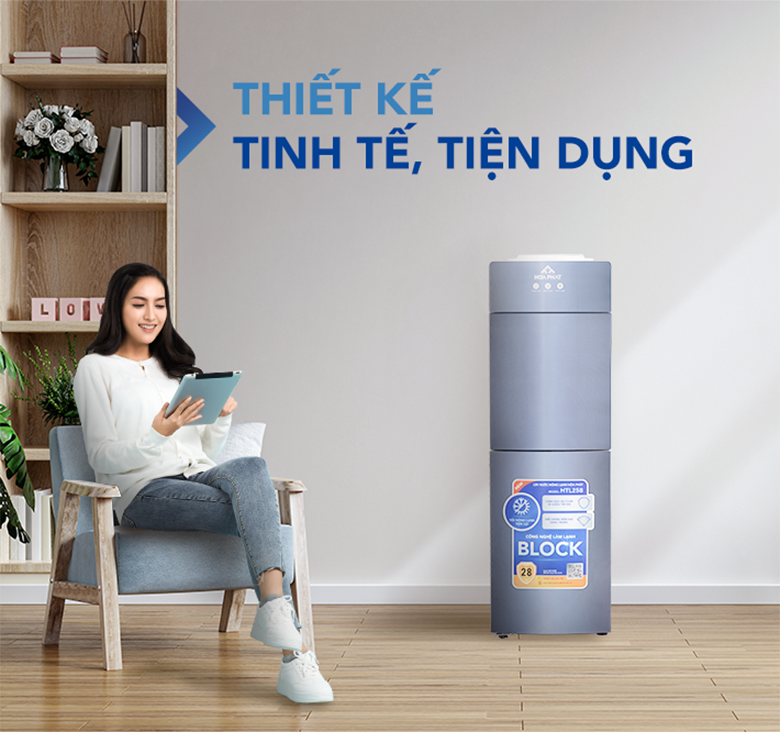 Cây nước nóng lạnh Hòa Phát HTL258 thiết kế hiện đại