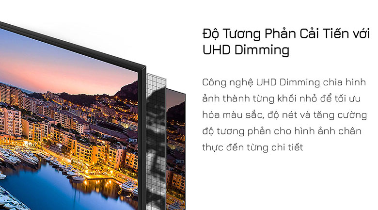 Công nghệ UHD Dimming tái tạo mày sắc chỉ có ở các loại TV Samsung mới hiện nay