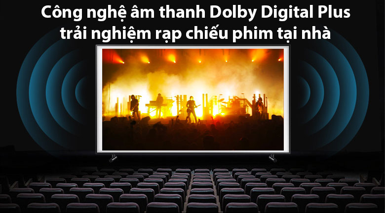 Dolby Digital Plus âm thanh mạnh mẽ mượt