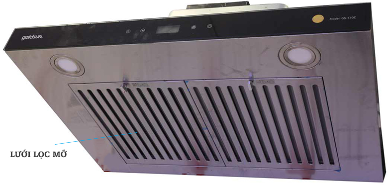lưới lọc mỡ của Máy hút mùi Goldsun MHK GS-170C