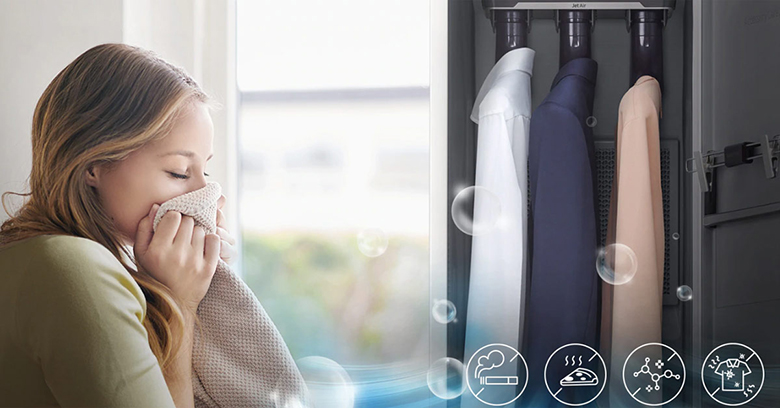 Bộ lọc khử mùi-Tủ chăm sóc quần áo Samsung DF60R8600CG/SV