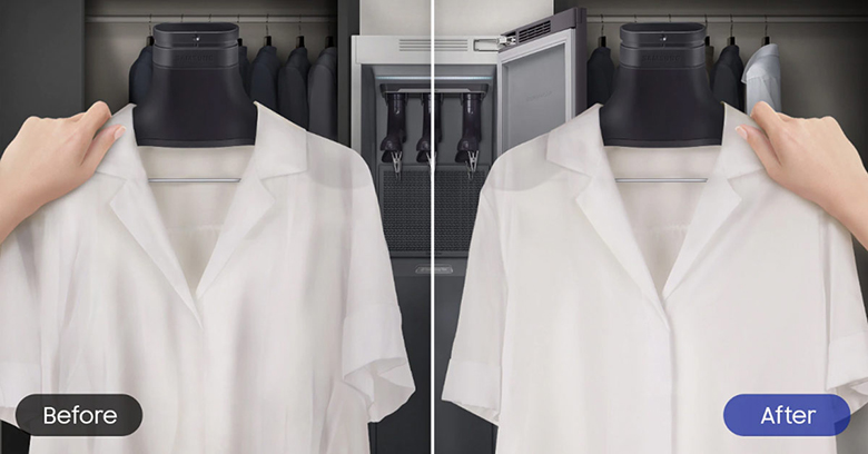 JetSteam & Jet Air-Tủ chăm sóc quần áo Samsung DF60R8600CG/SV