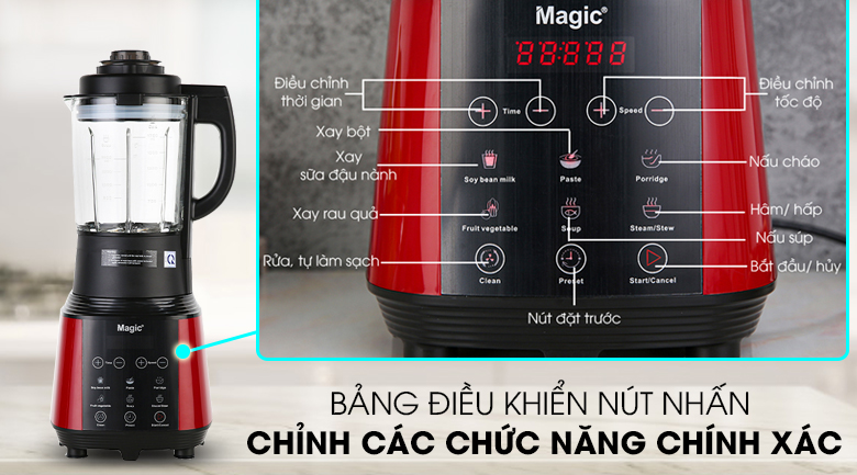 bảng điều khiển-Máy làm sữa hạt đa năng Magic A-96