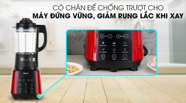 tính năng an toàn-Máy làm sữa hạt đa năng Magic A-96