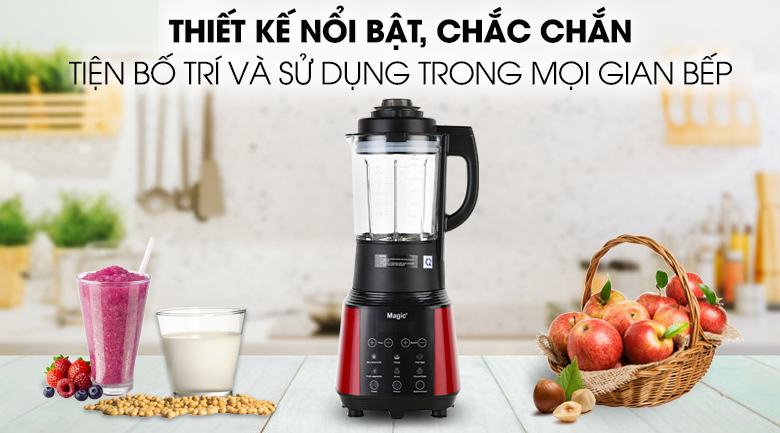 Thiết kế-Máy làm sữa hạt đa năng Magic A-96