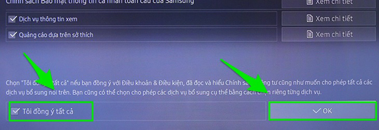 Cách reset tivi Samsung bước 11
