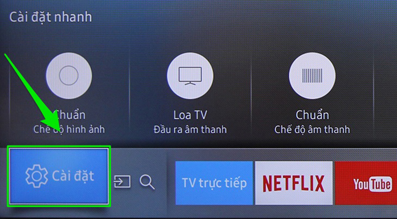 Cách reset tivi Samsung bước 2