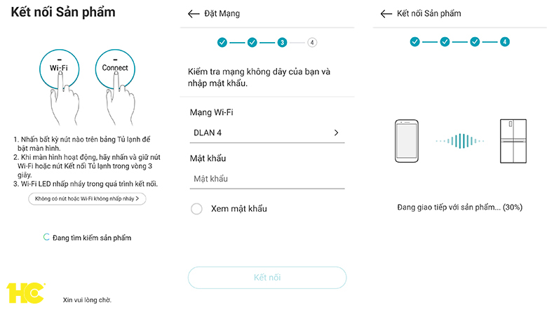 Cách sử dụng tính năng Smart Diagnosis trên tủ lạnh LG bước 6