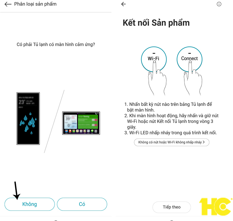 Cách sử dụng tính năng Smart Diagnosis trên tủ lạnh LG bước 4 5
