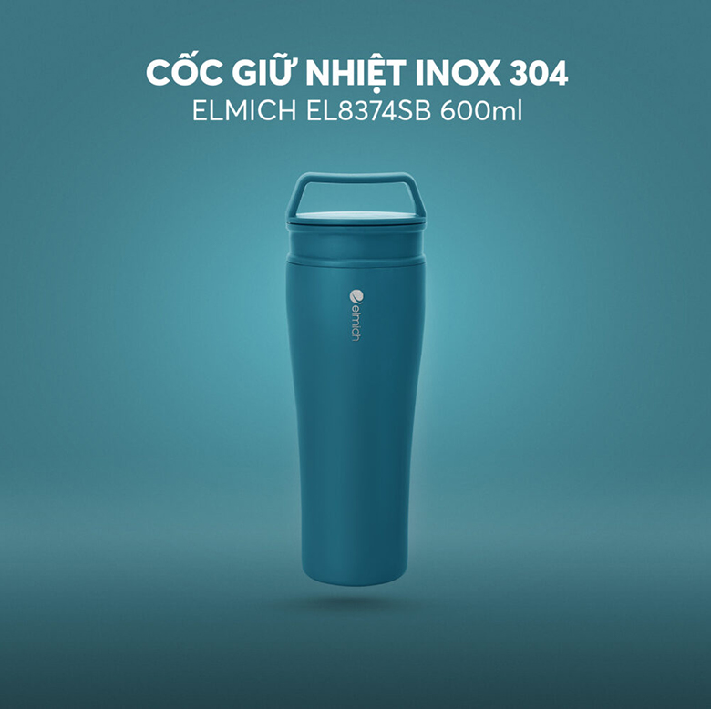 Cốc giữ nhiệt Elmich inox 304 600ml EL8374SB