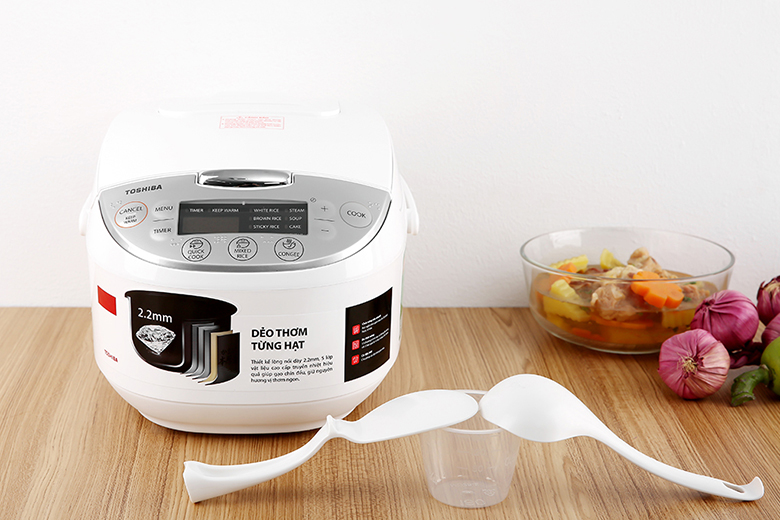 Công suất-Nồi cơm điện tử Toshiba 1 lít RC-10DH2PV(W)