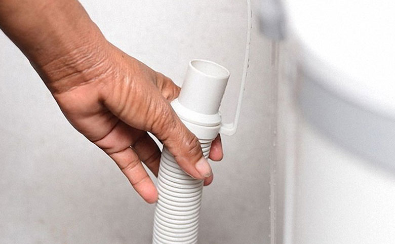 Van xả nước bị hở, bị hư hỏng