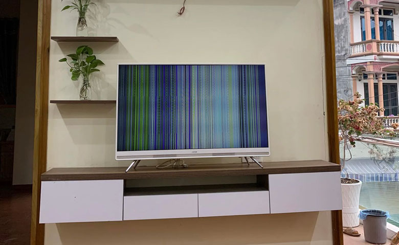 Nguyên nhân tivi bị sọc dọc màn hình