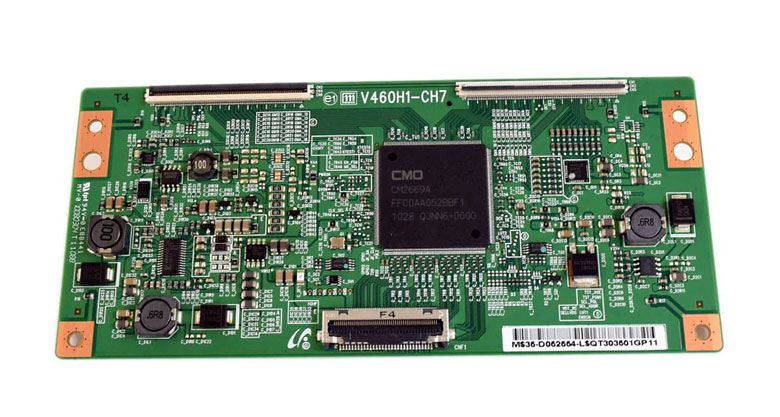 Nguyên nhân tivi bị sọc dọc màn hình - Bo T-Con (Timing Control Board) bị lỗi