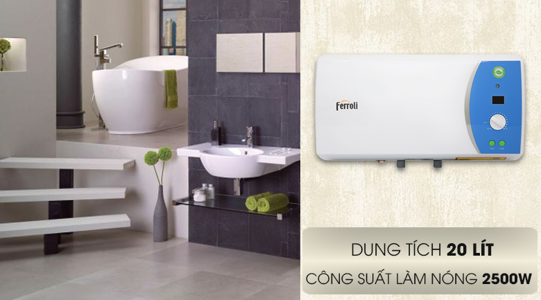 Bình nóng lạnh Ferroli Verdi-AE 20