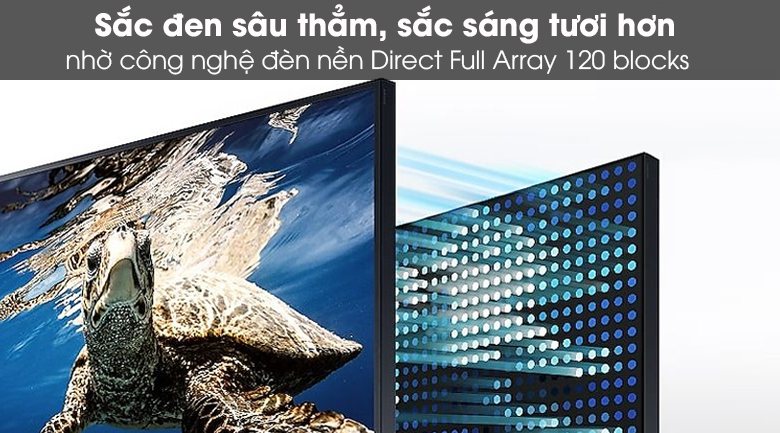 Sắc đen sâu thẳm - Smart Tivi The Terrace QLED Samsung 4K 75 inch QA75LST7T