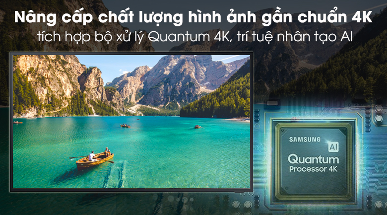 Bộ xử lý Quantum 4K - Smart Tivi The Terrace QLED Samsung 4K 75 inch QA75LST7T
