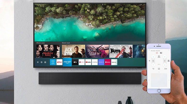 SmartThings - Smart Tivi The Terrace QLED Samsung 4K 75 inch QA75LST7T