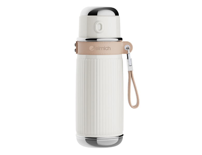 Bình giữ nhiệt Elmich inox 304 850ml EL8364W - Thiết kế thanh lịch, màu sắc hiện đại