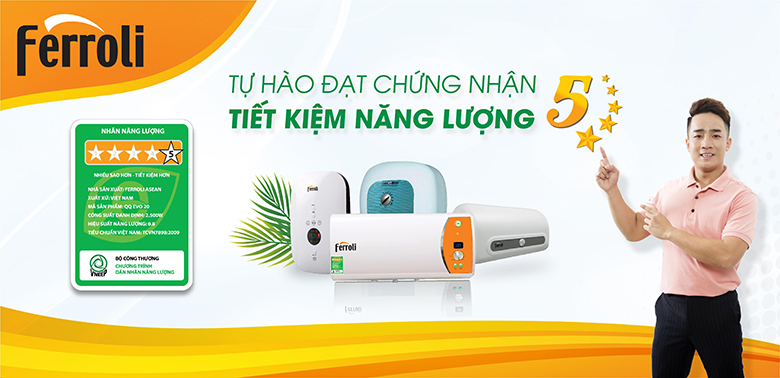 Bình nóng lạnh Ferroli 30l