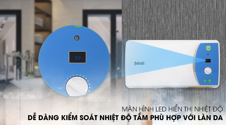 Bình nóng lạnh Ferroli Verdi-AE 30
