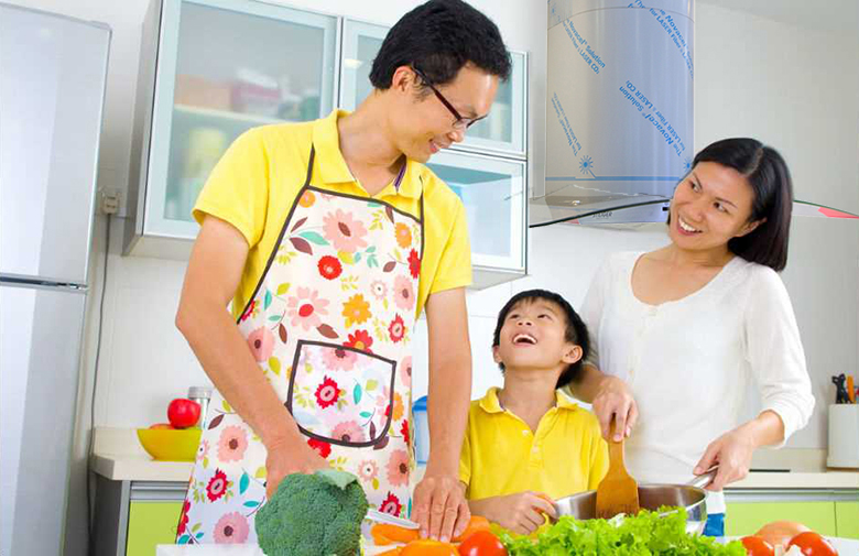 Máy hút mùi kính cong Steiger 70cm Wenus70SA hoạt động êm ái