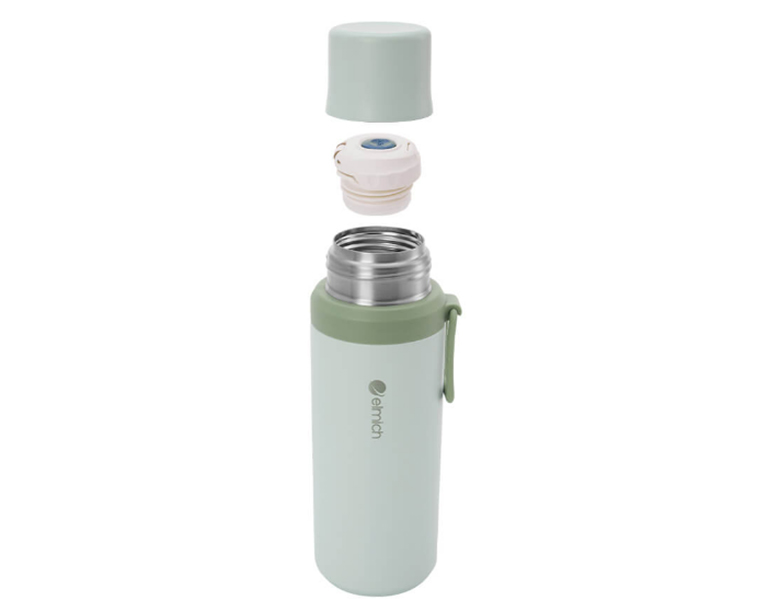 Bình giữ nhiệt Elmich inox 304 600ml EL8357LG - Công nghệ hút chân không đỉnh cao