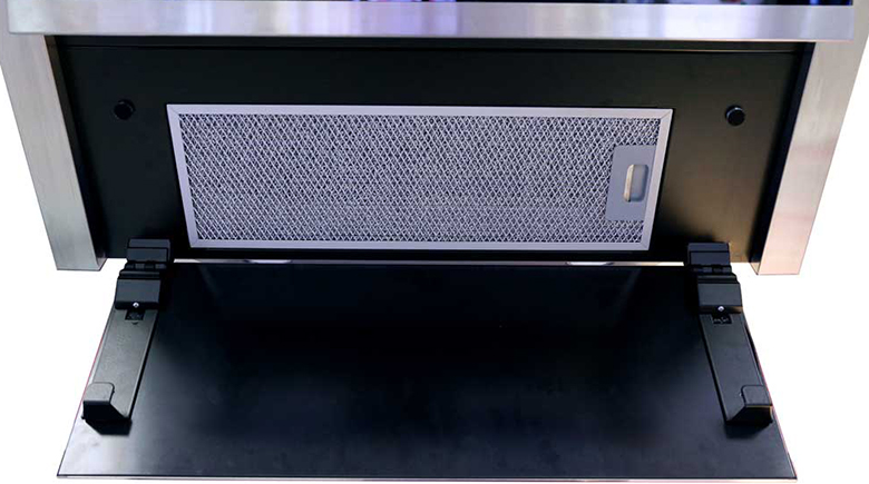 Máy hút mùi kính vát Steiger 75cm Roxy75Black lưới lọc nhôm