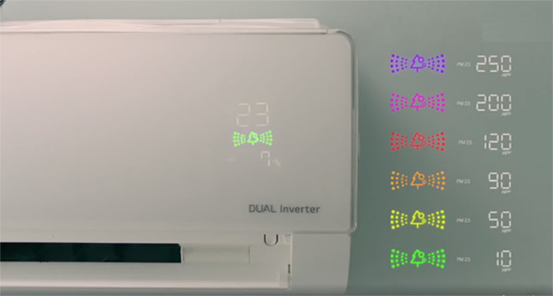 Vì sao nên mua điều hòa LG có hiển thị chất lượng không khí
