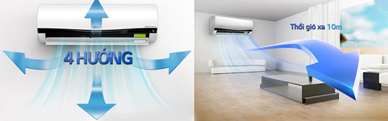 Vì sao nên mua điều hòa LG có chế độ đảo gió linh hoạt