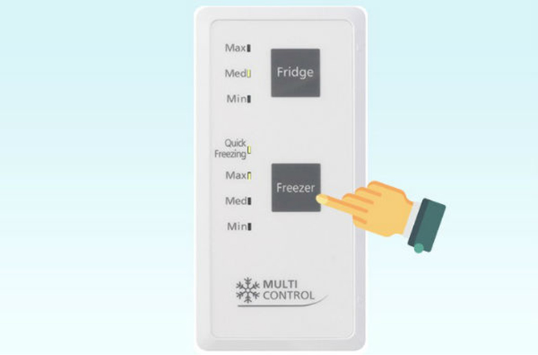 Bật tính năng làm đông nhanh