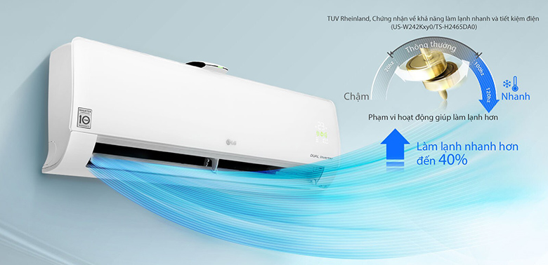 Top 3 điều hòa LG thanh lọc không khí có khả năng làm lạnh nhanh