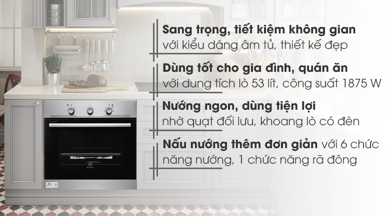 Lò nướng âm Electrolux EOB2100COX