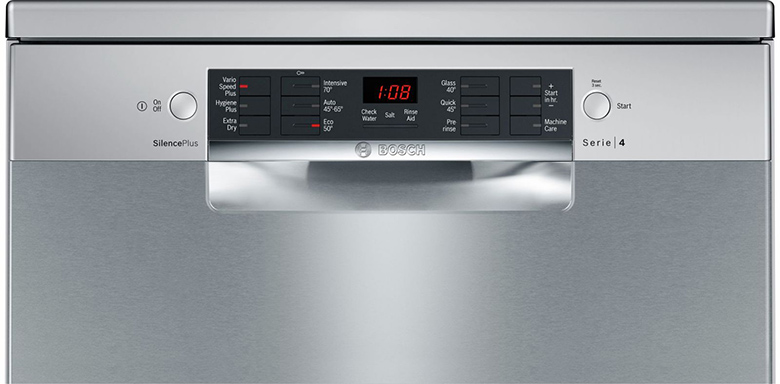 Máy rửa bát Bosch SMS46MI01G điều khiển dễ sử dụng
