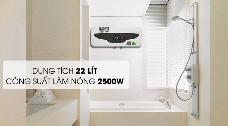 Dung tích-Bình nóng lạnh Kangaroo 22 lít KG70A2