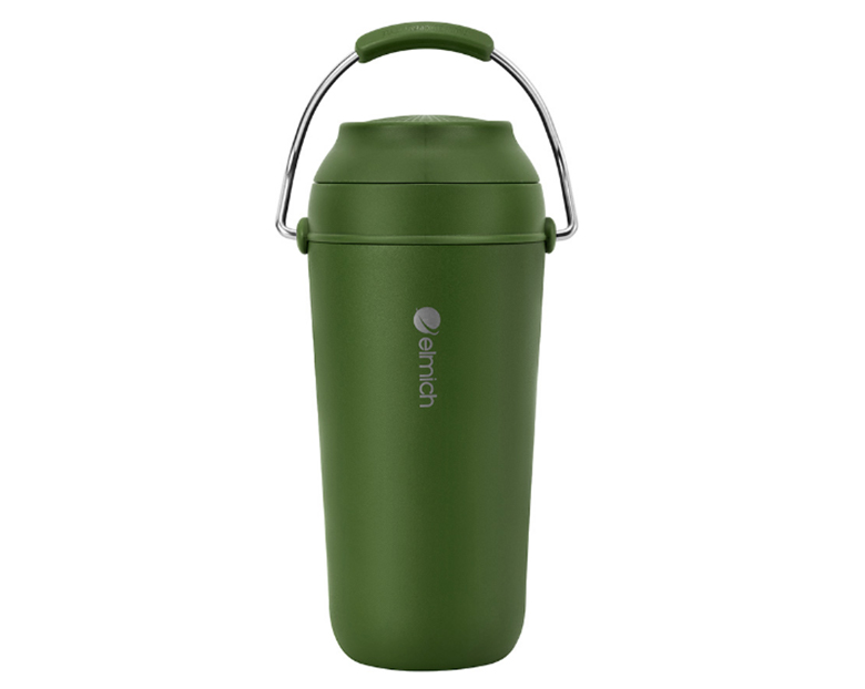 Cốc giữ nhiệt Elmich inox 316 450ml EL8308OV - Kiểu dáng khỏe khoắn, màu sắc cá tính