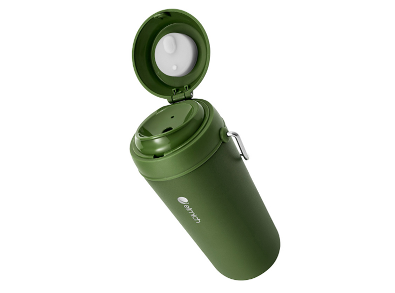 Cốc giữ nhiệt Elmich inox 316 450ml EL8308OV - Sử dụng dễ dàng chỉ bằng một tay