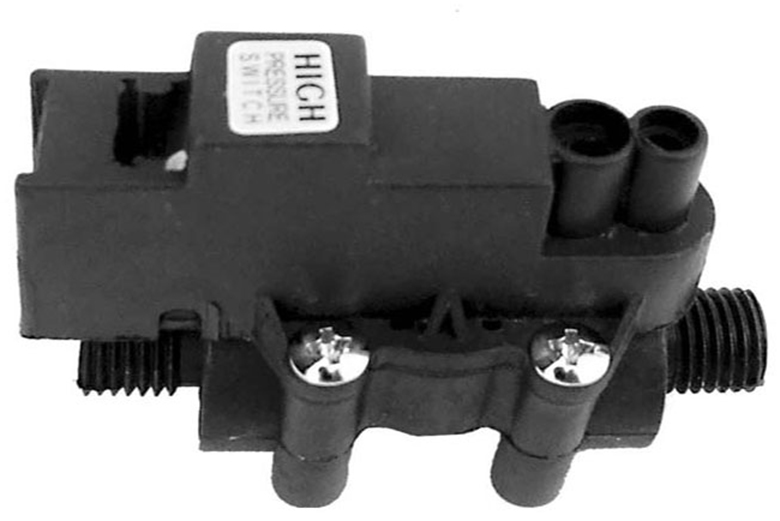 Nguyên nhân máy lọc nước không chạy do van áp cao bị hỏng