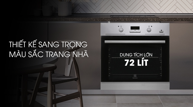 Lò nướng âm Electrolux EOB3434BOX 72 lít