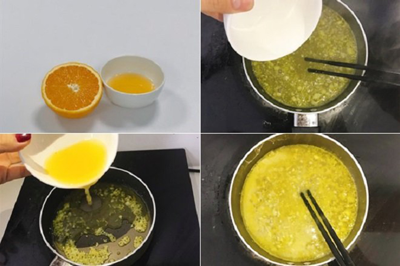 Làm nước sốt salad ức gà