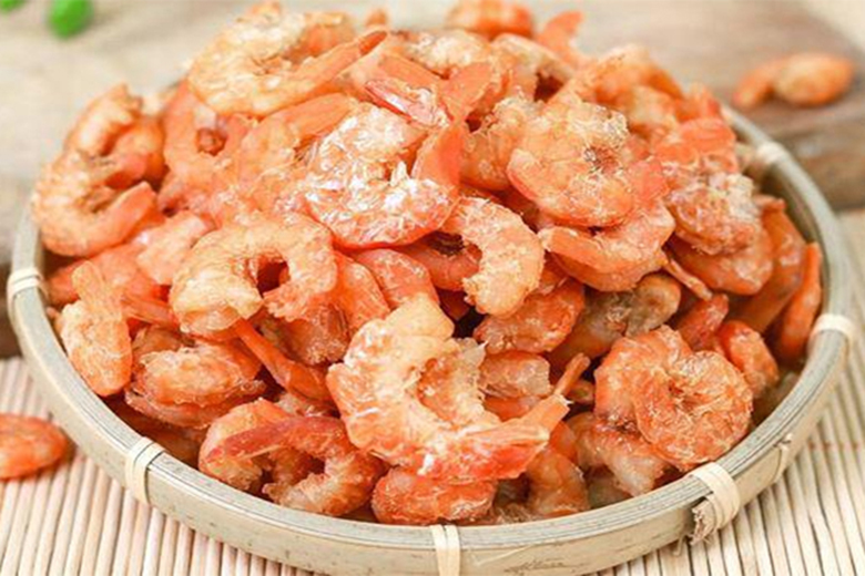 Cách làm tôm khô bằng lò nướng hoàn thành