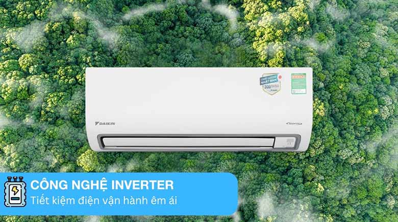 Công nghệ Inverter - Điều hòa Daikin 1 chiều Inverter 20.500 BTU FTKB60ZVMV