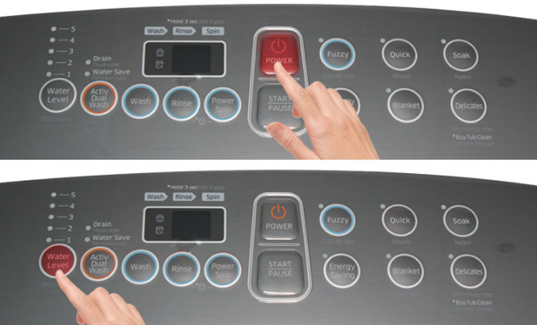 Cách làm vệ sinh lồng giặt Samsung đúng cách