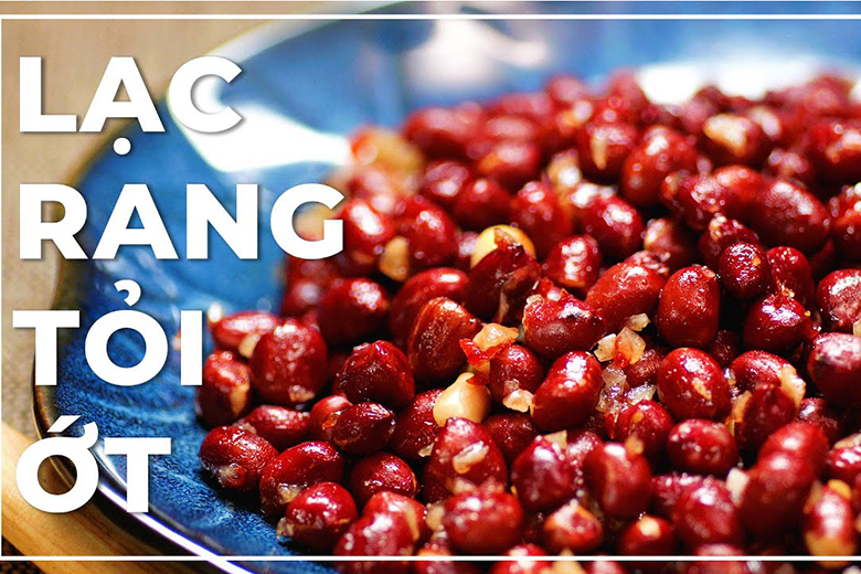Cách làm Lạc rang tỏi ớt