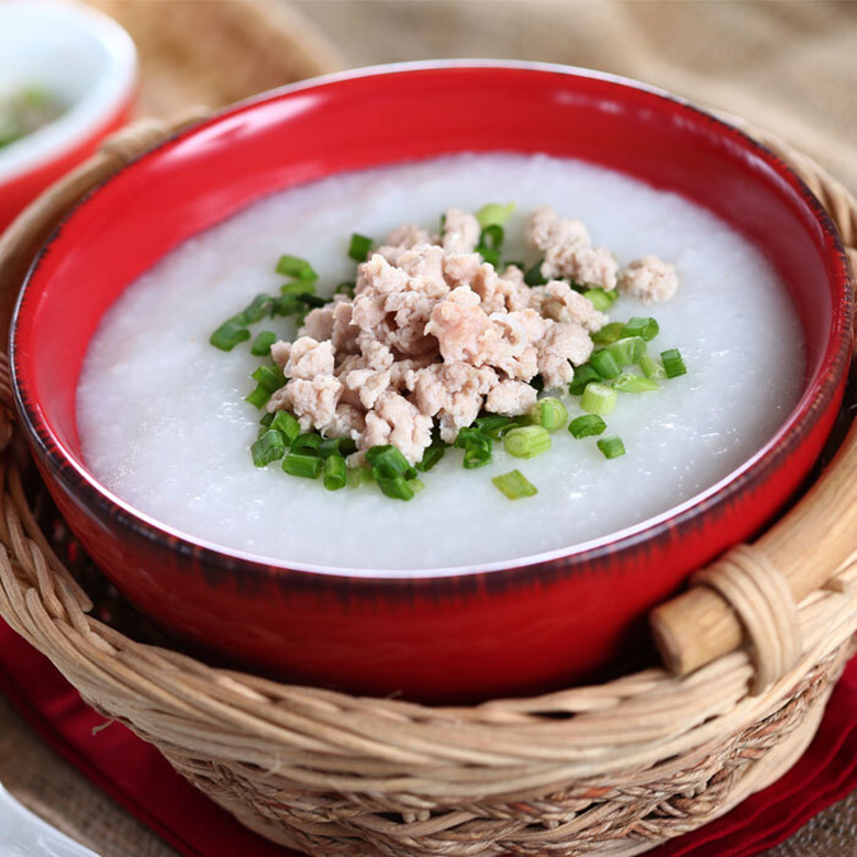 Cách nấu cháo thịt bằng nồi cơm điện