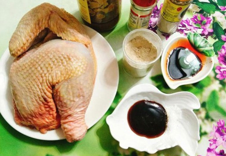 Nguyên liệu cần làm gà nướng mật ong