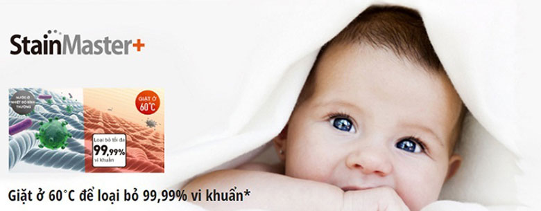 máy giặt Panasonic giặt mạnh mẽ với công nghệ Stain Master+